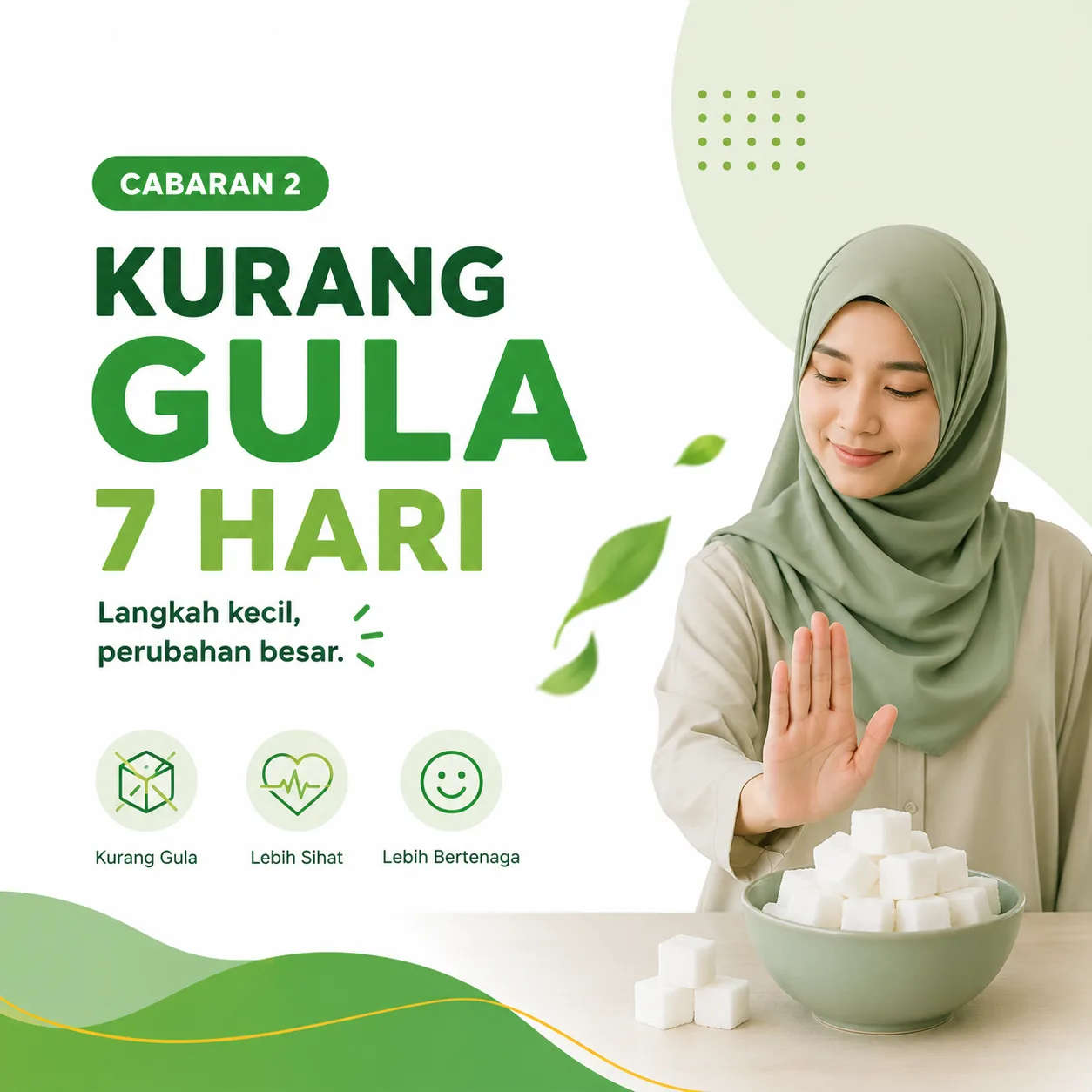 Cabaran Kurang Gula — 7 Hari
