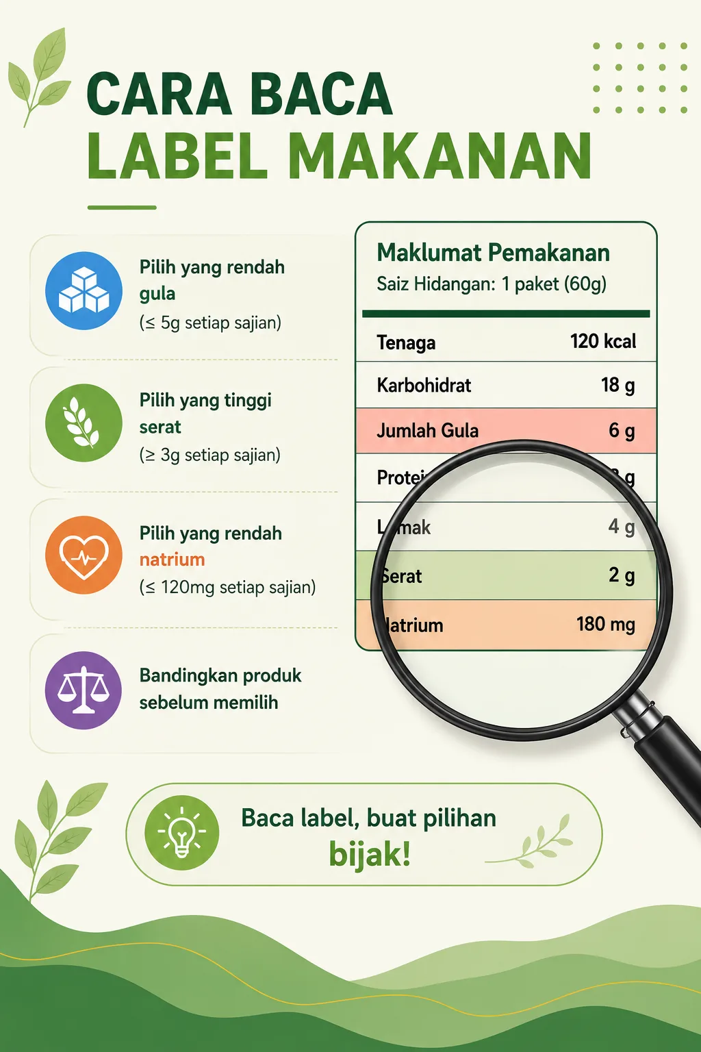 Cara Baca Label Makanan